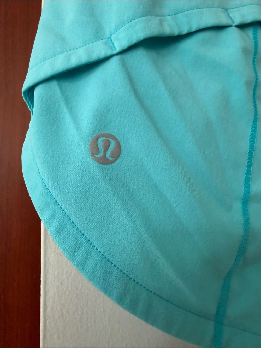 Lululemon Speed Up HR Short Turquoise Blue Size 6 (W7BEXS) Athletic Running